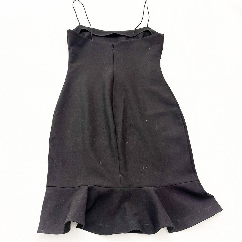 Likely Black Spaghetti Strap Flutter Hem Casual D… - image 2
